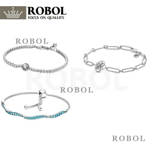 27 Original 925 Sterling Silver Jewelry 2021 Mothers Day Heart Bracelet Fit for DIY Charm Ladies Jewelry Gift Free Shipping