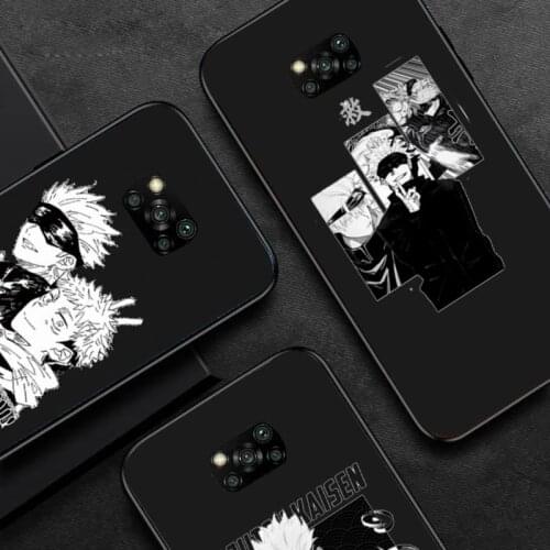 Jujutsu Kaisen Anime Cartoon Phone Case For Xiaomi Redmi 4x 5 plus 6A 7 7A 8 mi8 8lite 9 note 4 5 7 8 pro