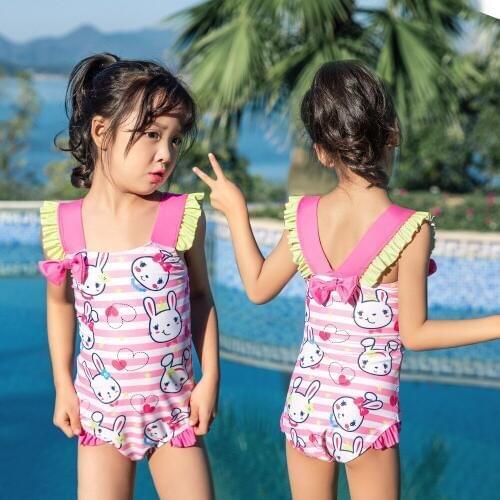 Childrens Swimsuit Kids Girls 2019 Swimwear For Children Connected Swimming Baby Girl Lori Lovely Princess Onihua 1008