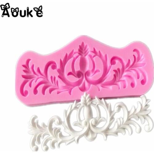 European Flowers Lace Fondant Cake Silicone Mold DIY Candy Cookie Cupcake Molds Baking Cake Decorating Tools Biscuits Mould