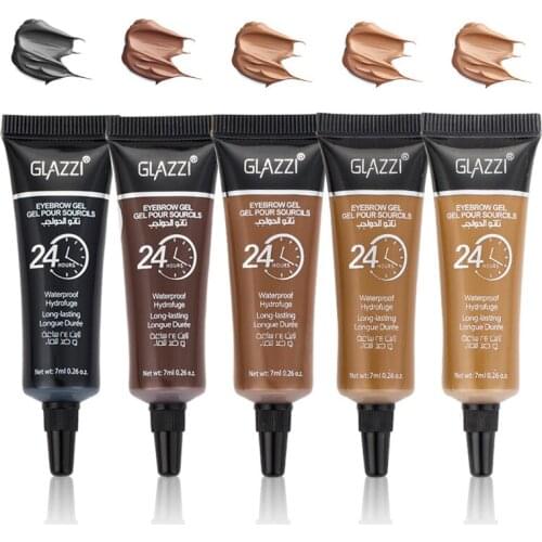 Eyebrow Dyeing Gel Waterproof And Non-Smudge Long Lasting Styling Liquid Eyebrow Dye Cream With A Brush TSLM1