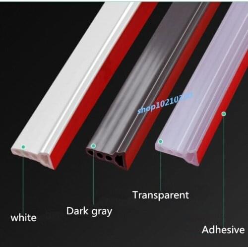 Hot! Foldable silicone water barriers flood barrier bathroom kitchen water stopper dry and wet separation partition strips