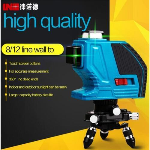 LETER 360 green Laser Level Self-Leveling 360 Horizontal And Vertical Cross Super Powerful Laser Beam Line