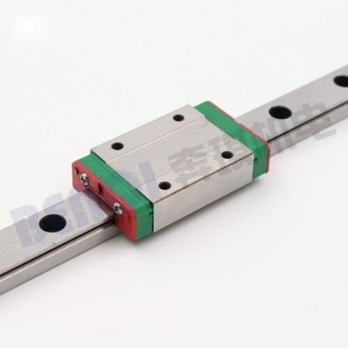 1Pcs MGN7/9/12/15 miniature straight line lengthen sliders linear slider guide rail