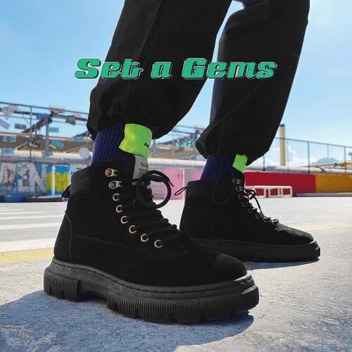 Snow Boots Zapatos De Hombre Mens Boots Boots Men Black Men Combat Boots Platform Shoes Platform Boots Winter Boots