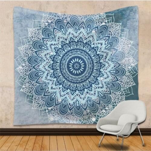 New arrival bohemia style tapestry, printed home textile wall mandala tapestry
