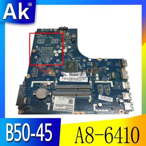 New ZAWBA/BB LA-B291P Motherboard for Lenovo B50-45 Laptop motherboard B50-45 mainboard with AMD A8-6410 CPU 100% test wor