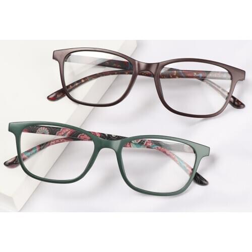 Classic Vintage Print Reading Glasses for Women Men Optical Vision Care Eyewear Anti Blue Light Presbyopic Glasses +1.0~+4.0