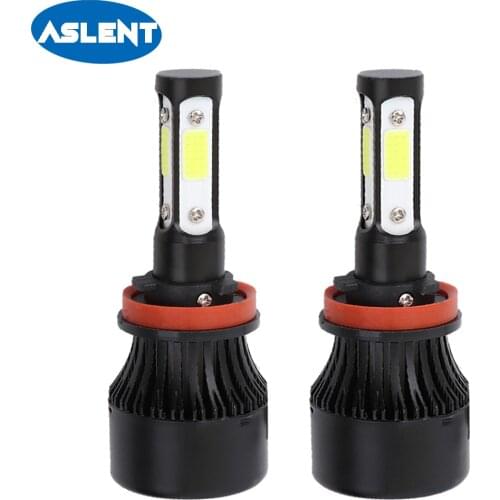 ASLENT H7 Turbo led 2x H4 H11 HB3 9005 HB4 9006 9004 9007 9012 Lamp bulb For Car Headlight Auto Light 4 Lumen 100W 12000LM 6500K