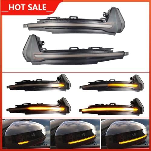 For Audi A1 8X 2011-2017 LED Dynamic Turn Signal Light Side Wing Rearview Mirror Sequential Indicator Lamp Blinker