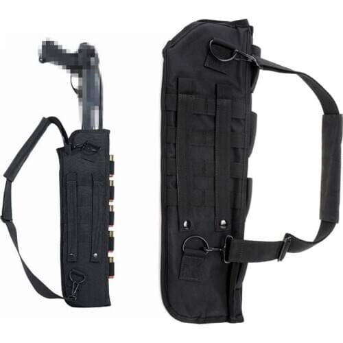 Tactical Molle Pouch Shotgun Rifle Gun Carry Bag Hunting Accessories Scabbard Gun Protection Case Backpack Shoulder Holster