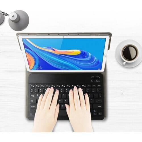 Smart Bluetooth Keyboard case magnetic cover for Huawei MediaPad M6 10.8 PRO VRD-L09 2019 Tablet Protective shell+pen