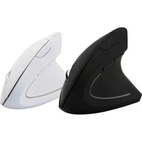 2.4G Wireless Vertical Mouse Ergonomic Computer Gaming Crative Healthy Mause 1600 DPI USB Optical Colored LED Mice For PC Laptop