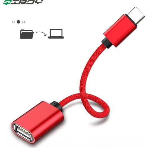 OTG Type-C USB C Adapter Micro USB Female to Type C Male Converter For TypeC Phone Tablets Charge Data otg Devices USBC splitter