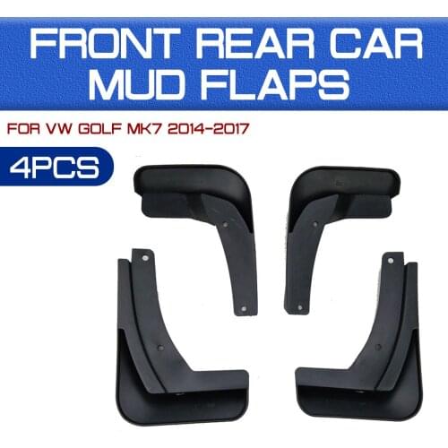 Car Front Rear Car Fender Flares Mud Guard Flap Anti Splash Mudflaps for VW GOLF MK7 VII 2014 2015 2016 2017 Mudguards