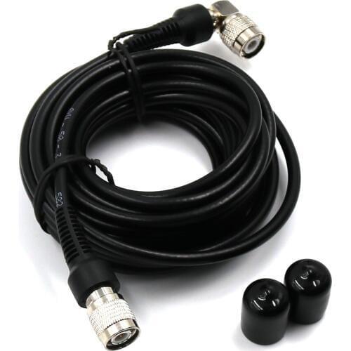 BEITIAN GNSS Antenna 5 Meter RF Feeder Cable GPS antenna straight joint and bent sub TNC male-TNC male cable,C-5-TNC-TNC-W