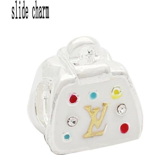 Free shipping Classic brand bags Lucky Charms Live Love Laugh Lucky Charms For Women Beads for jewelry