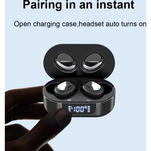 Wireless In-ear Earbuds Earphones BT5.0 TWS Sports Gaming Headphone Touch Control Waterproof Headsets with Charging Box