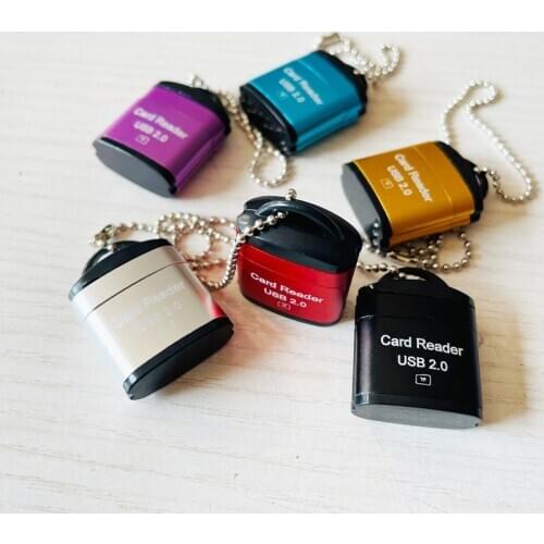 For Laptop Accessories USB Micro SD/TF Card Reader USB Portable Mini Mobile Phone Memory Card Reader High Speed USB Adapter