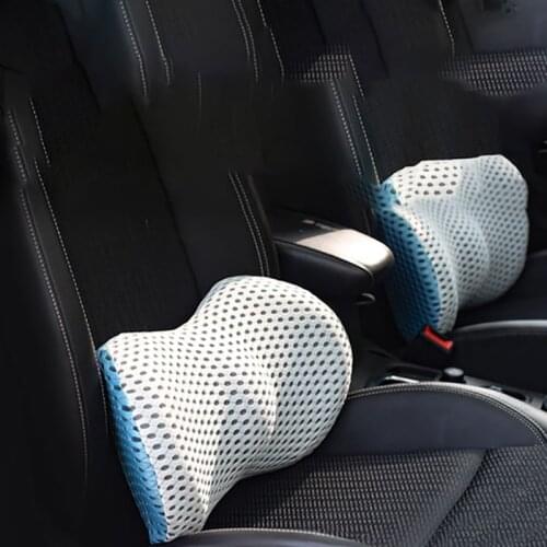Breathable Memory Cotton Physiotherapy Lumbar Pillow Waist For Car Seat Back Pain Support Cushion Sleep Bed Office Chair Driving