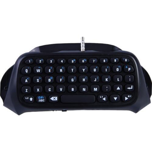 Bluetooth gaming keyboard Wireless Chatpad Message Keyboard Joystick Accessories for Sony Playstation 4 PS4 Gaming Controller