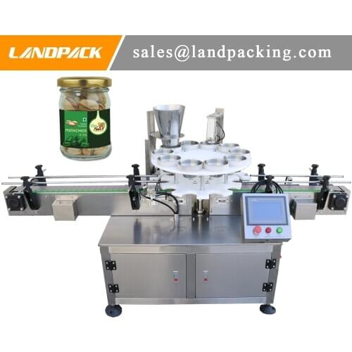 Pistachio Glass Bottle Granule Filling Machine Nuts Packing Machines