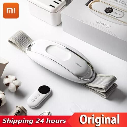 XIAOMI LERAVAN EMS Waist Massager Electric Infrared Heated Lumbar Massager Wireless LED Shiatsu Kneading Massage Machine