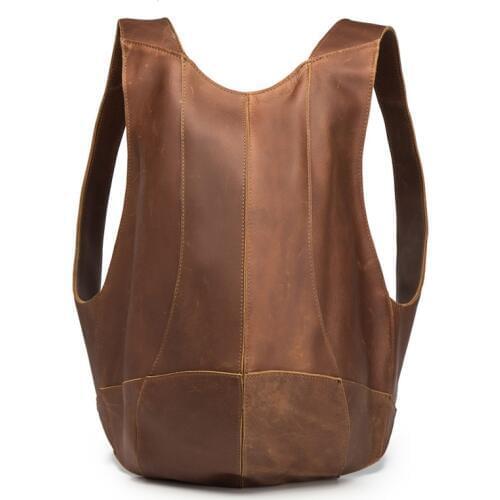 Mini Backpack Women Mens Business Bag Pack for Boys Genuine Leather Shoulder Travel Bag Male Cowhide Hand Bag mochila feminina