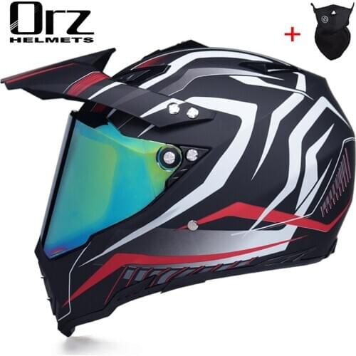 Off road motorcycle helmet with sunshield Moto-Cross motocross helmet racing moto