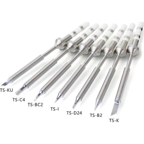 TS100 Series Soldering Iron Tips Lead Free Replacement Various models of Tip Electric Soldering Iron Tip K KU I D24 BC2 C4