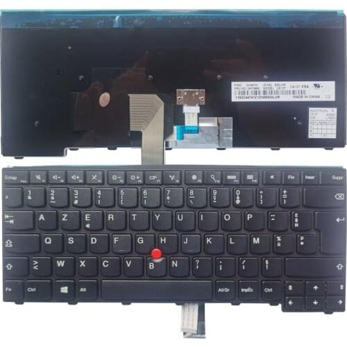 New Laptop French Keyboard For Lenovo ThinkPad L440 L450 L460 T431 T431S T440 T440P T440S T450 T450S E431 E440 FR No backlit