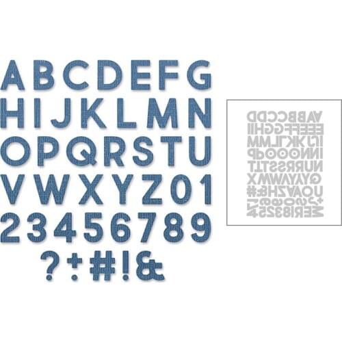 2020 New Letters and Numbers Metal Cutting Dies and Alphabet Die Cut Words Scrapbooking For DIY Craft Card Making no Stamps Sets