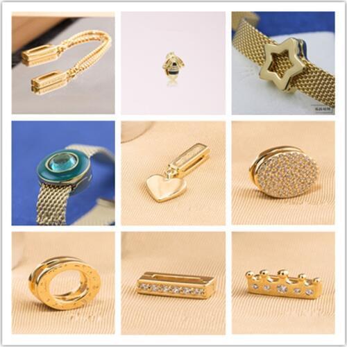 Pan Jia Golden New Reflexions Positioning Buckle Flat Chain Accessories Pan Jiaping Chain Fixed Buckle Flat Bracelet Accessories