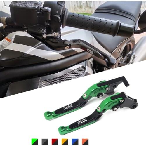Motorcycle Folding Extendable CNC Moto Adjustable Clutch Brake Levers For Triumph SPEED TRIPLE 2004 2005 2006 2007