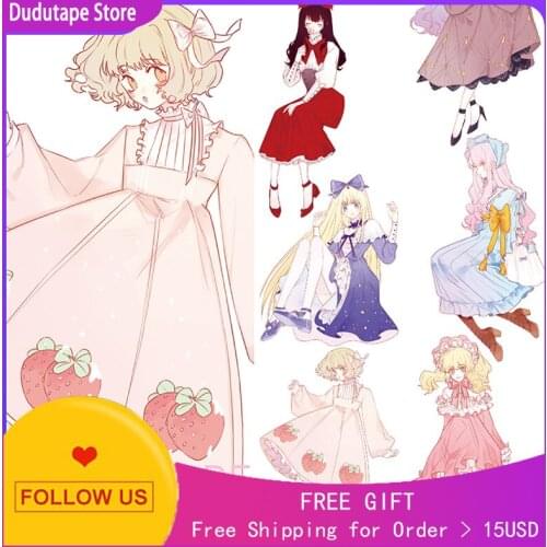 Washi Tape Character Skirt Dream Decoration Roll