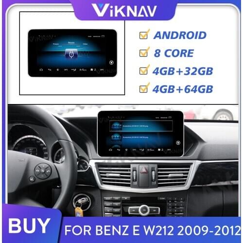 Android system car stereo radio multimedia player for Benz E 2009 2010 2011 2012 auto video player GPS navigation tape recorder