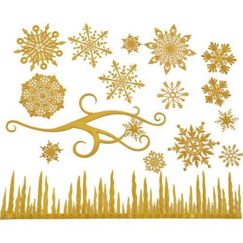 Snow Flake Winter Lace Silicone mould Sugarcraft Christmas Cake Fondant Icing baking tools