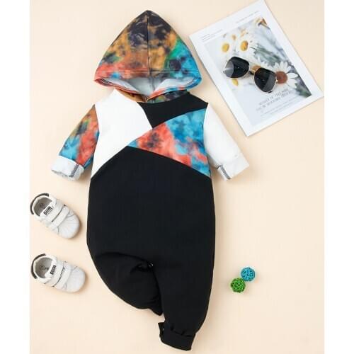 Newborn Jumpsuit Spring Baby Kids Clothes For Girls Hoodies Boys Overalls Long Sleeve Romper Girl Coats Children Outfit 0-2Y