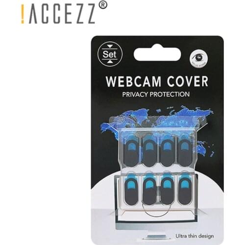 !ACCEZZ New Pack WebCam Cover For iPad Macbook Web Camera Universal Phone Tablet Lenses Protector Shutter Slider Privacy Sticker