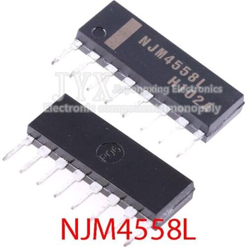 10PCS NJM4558L SIP8 NJM4558 SIP 4558L SIP-8 NJM4558LD new and original IC