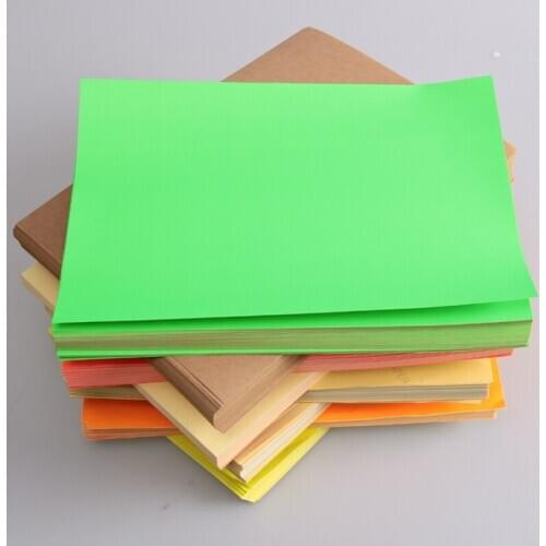 50pcs A4 blank colored laser printing sticker label