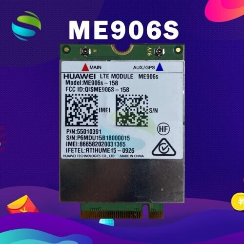 4G WLAN CARD for HUAWEI ME906s LTE M.2 Module ME906S-158 WCDMA+HSPA GPS 3G 4G NGFF WLAN CARD