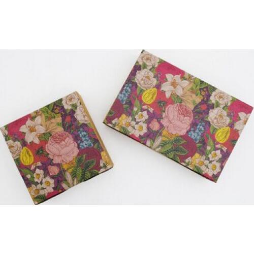 500pcs/lot 4grains Flowers decoration cake box chocolate dessert biscuit boxes cookie package