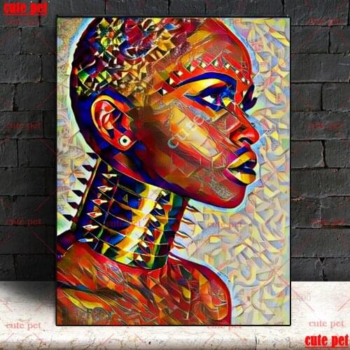 Diamond painting Art tribal woman full square5D diamond embroidery sale diamond mosaic picture rhinestone decoration home puzzle