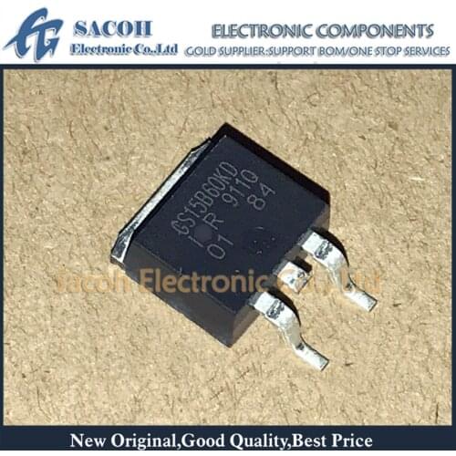 10Pcs IRGS15B60KDPBF IRGS15B60KD GS15B60KD IRGS15B60K GS15B60K TO-263 15A 600V INSULATED GATE BIPOLAR TRANSISTOR