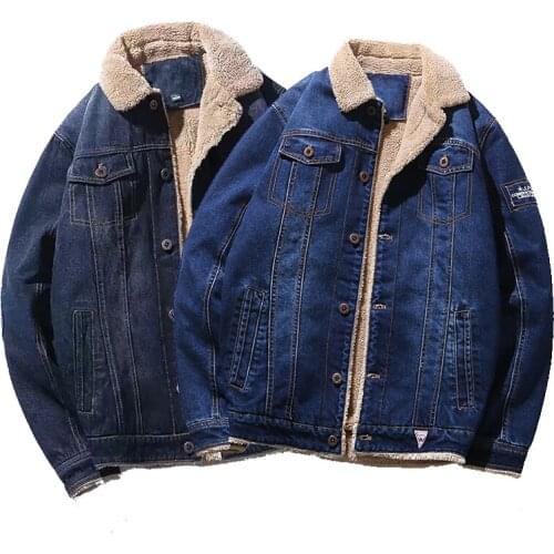 Brand Denim Jacket Men Winter Windbreaker Warm Mens Jackets Outwear Jeans Coat Male Multi-pocket Cowboy Clothing Plus Size S-6XL