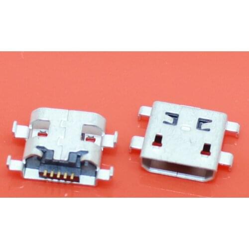 Cltgxdd 50pcs Micro USB Jack 5Pin Female Socket Charging Port Connector For Alcatel One Touch POP 7 P310A
