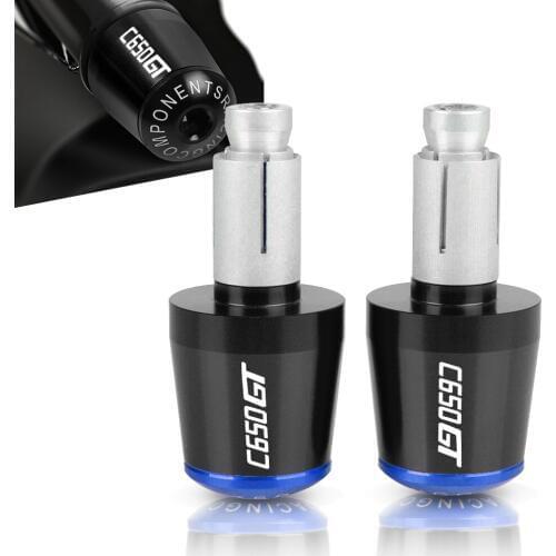 For BMW C650GT c650gt 2012-2015 2013 2014 7/8'' 22MM CNC Billet Aluminum Motorbike HBAR END CAP Handle Bar Cap End Plugs