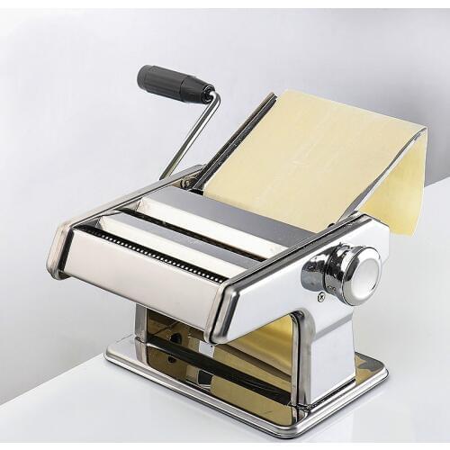 Stainless Steel Pasta Electric Manual Dual Use Noodle Maker Handmade Spaghetti Noodles Press Machine Roller Dough Cutter