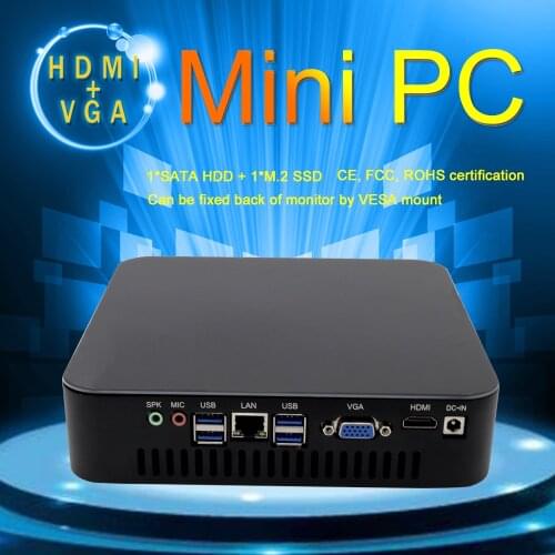 Coffee Lake Gaming Mini PC Core i7 8700 i5 8500 8400 i3 8100 Desktop Cooling Fan Mini Computer UHD Graphics 630 4K HD HTPC WIFI